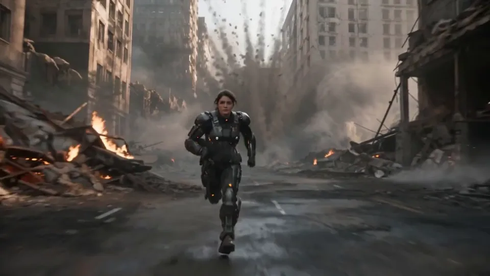 AI video · 100 photorealistic live action blockbuster