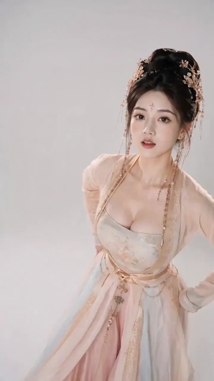 AI video · ancient style whistle dance ootd