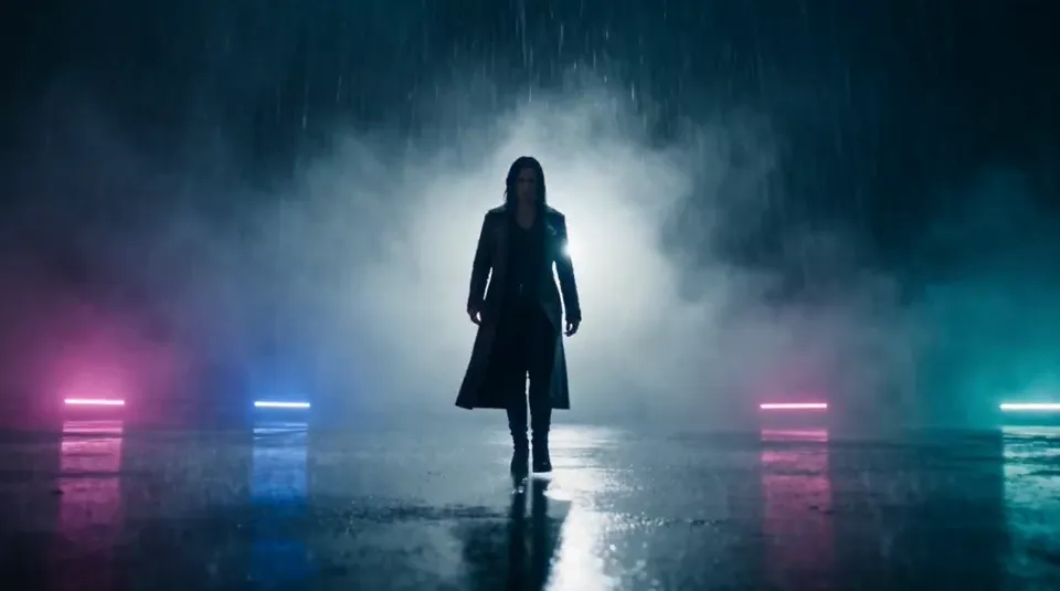 AI video · Cyberpunk Action City Sequence