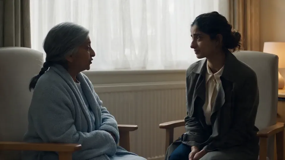 AI video · emotional live action dialogue scene