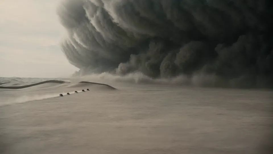 AI video · epic desert scene