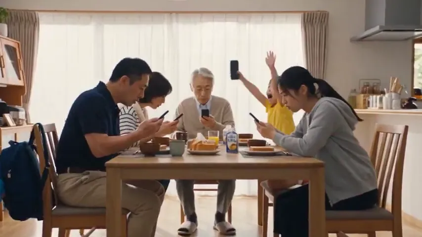 AI video · Japanese Family Comedy TV Commercial