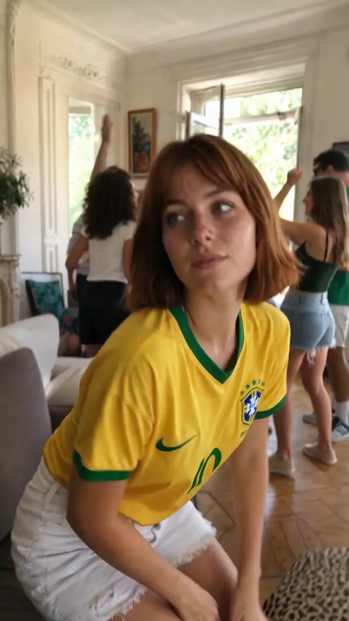 AI video · one shot party sequence