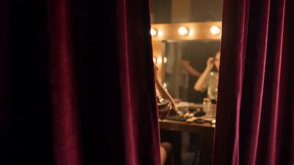 AI video · one take dressing room reveal
