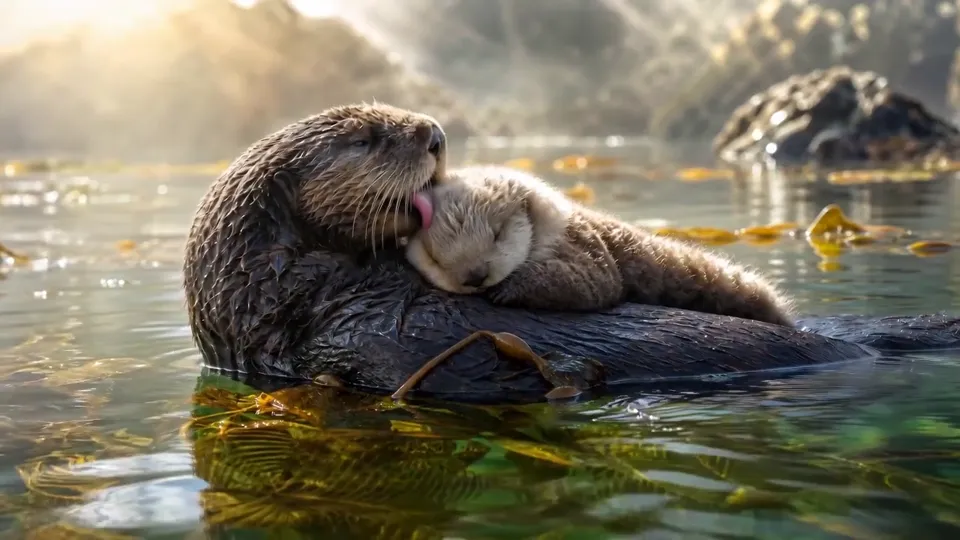 AI video · otters documentary
