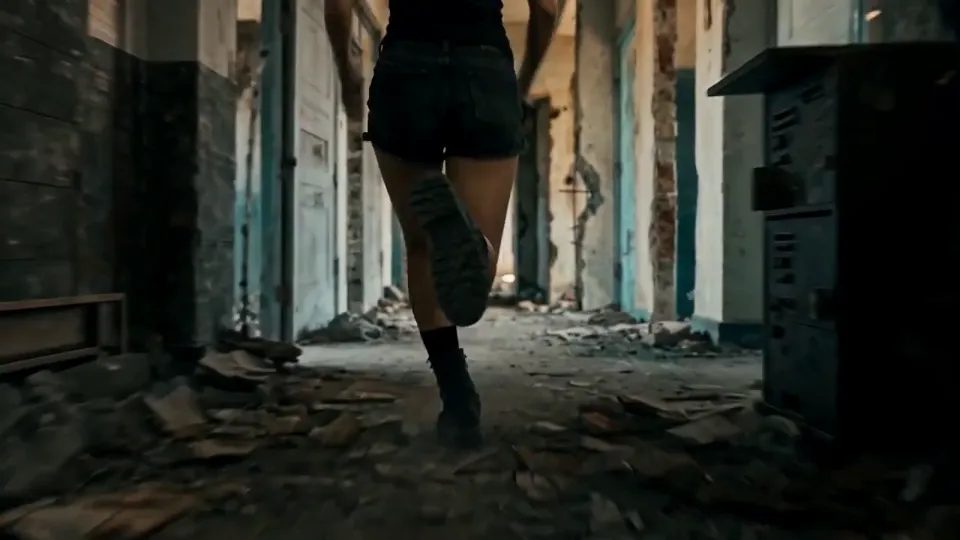 AI video · post apocalyptic chase