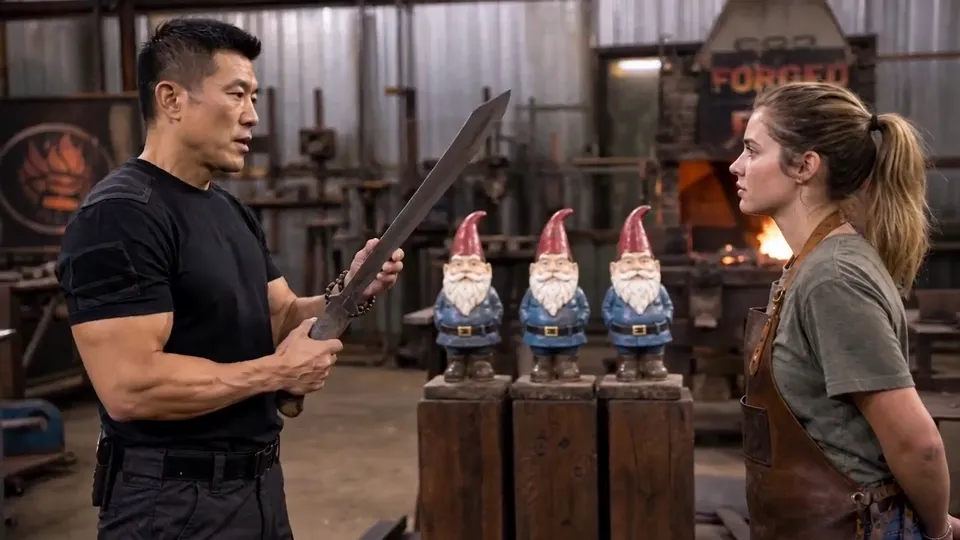 AI video · reality tv bladesmith competition