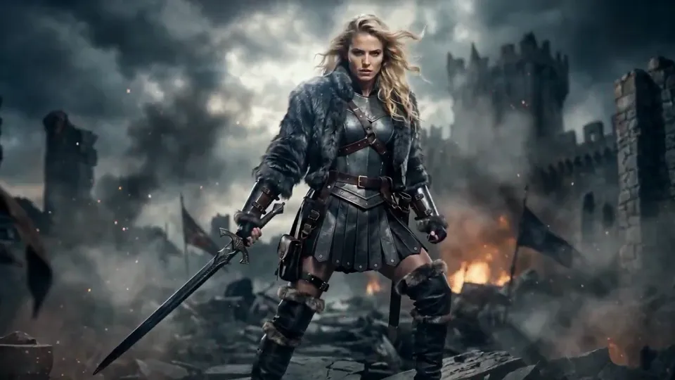 AI video · Cinematic Warrior Character Reference