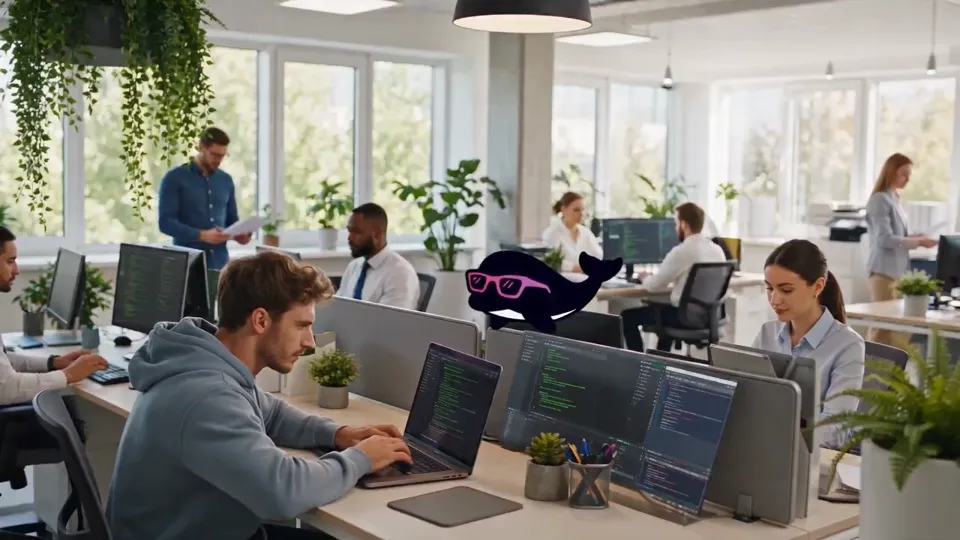 Seedance 2.5 · Dolphin Office Mascot