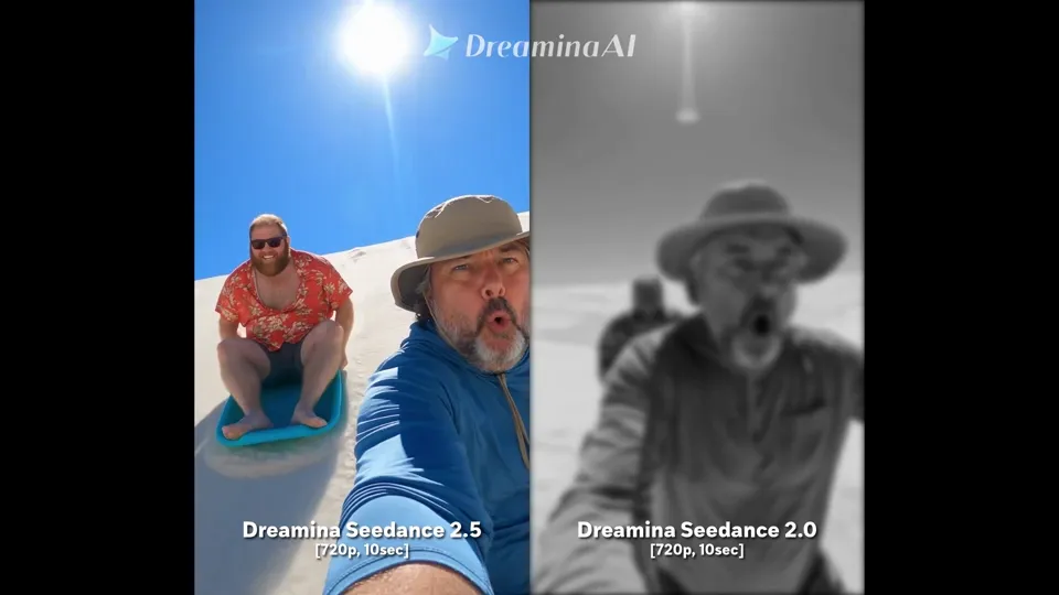 AI video · sled chase script for seedance 2 5