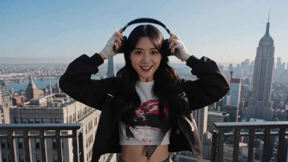 AI video · Spider Woman Urban Swing Video
