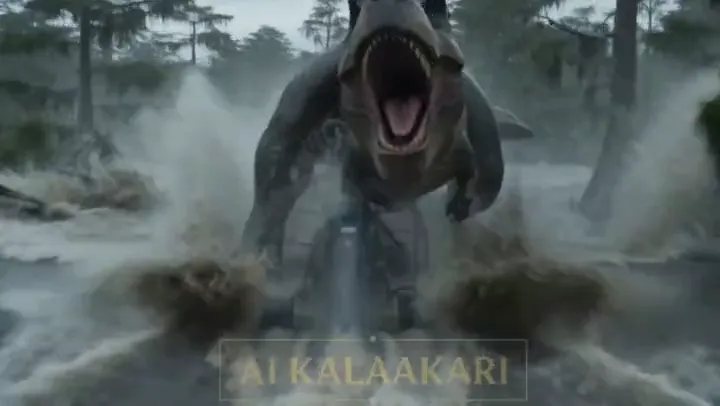AI video · the airboat dinosaur escape concept made on seedance 2 show you how to make