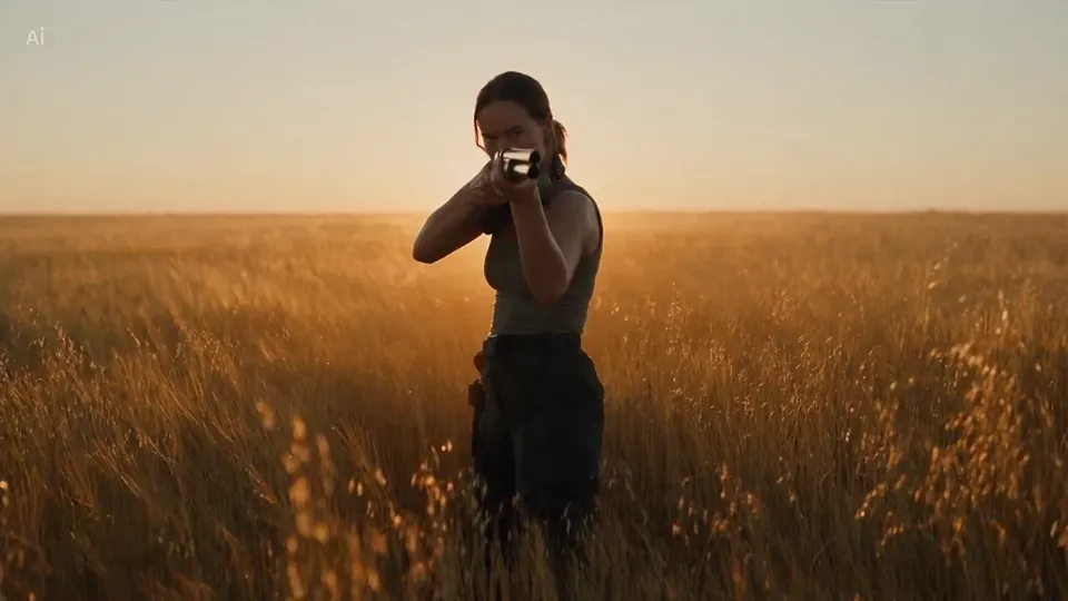 AI video · watch her reset after missing two shots in a row